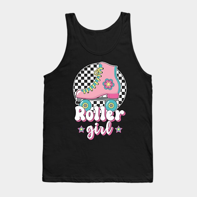 Roller girl roller skate roller skater Tank Top by FloraLi